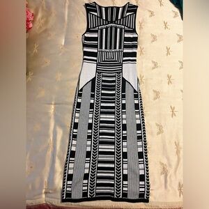 Bar III geometric midi dress